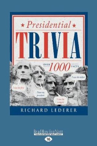 Cover of Presidential Trivia, 3rd Edition