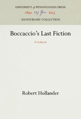 Book cover for Boccaccio's Last Fiction