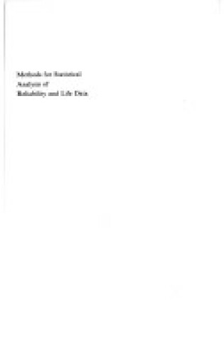 Cover of Methods for Statistical Analysis of Reliability and Life Data