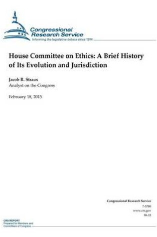 Cover of House Committee on Ethics