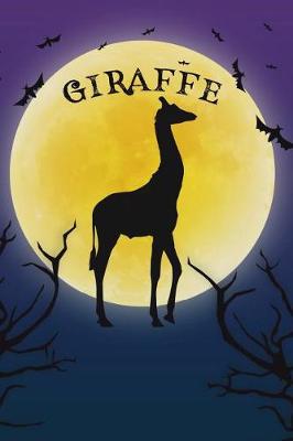 Book cover for Giraffe Notebook Halloween Journal