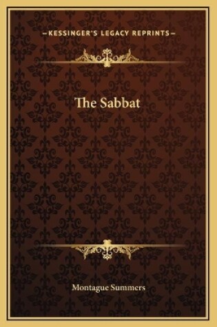 Cover of The Sabbat