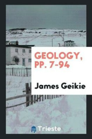 Cover of Geology, Pp. 7-94