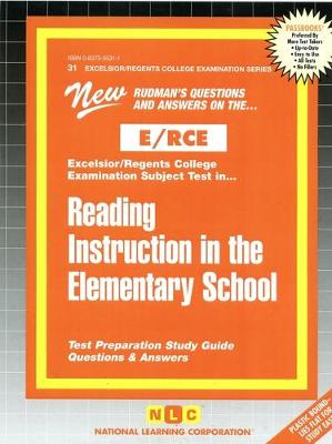 Book cover for READING INSTRUCTION IN THE ELEMENTARY SCHOOL