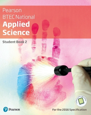 Book cover for BTEC Level 3 Nationals 2016 Applied Science Student Book 2