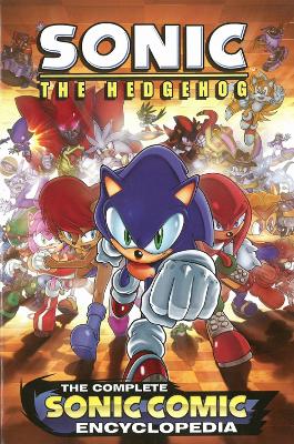 Book cover for The Complete Sonic The Hedgehog Comic Encyclopedia