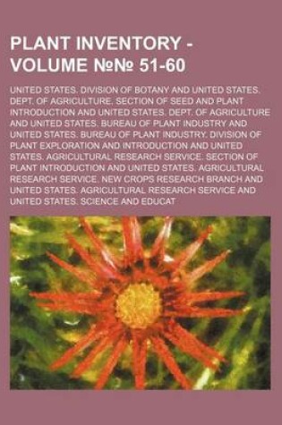 Cover of Plant Inventory - Volume 51-60