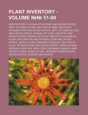 Book cover for Plant Inventory - Volume 51-60