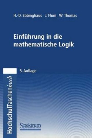 Cover of Einf hrung in Die Mathematische Logik