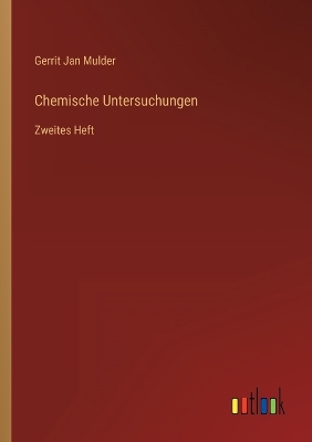 Book cover for Chemische Untersuchungen