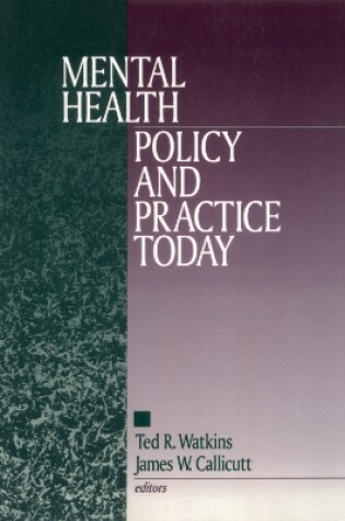 Cover of Mental Health Policy and Practice Today