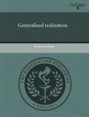 Book cover for Generalized Realization