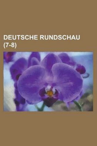 Cover of Deutsche Rundschau (7-8)