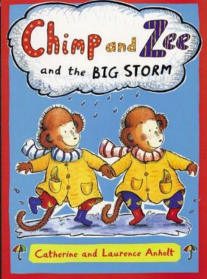 Book cover for Chimp and Zee and the Big Storm