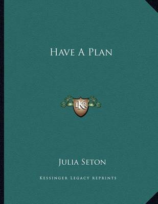 Book cover for Have a Plan