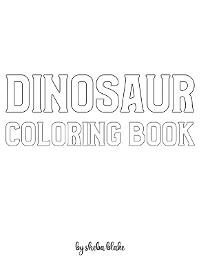 Book cover for Dinosaur Coloring Book for Children - Create Your Own Doodle Cover (8x10 Hardcover Personalized Coloring Book / Activity Book)