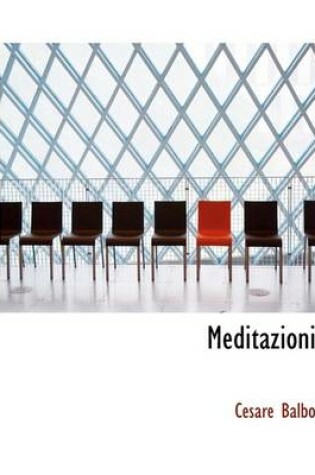 Cover of Meditazioni