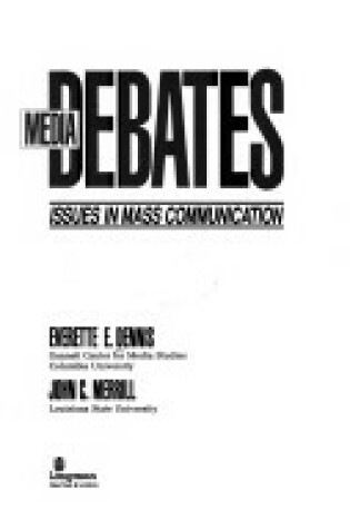 Cover of Media Debates