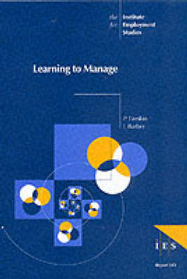 Cover of Learning to Manage