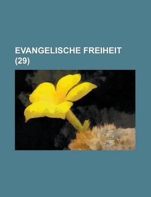 Book cover for Evangelische Freiheit (29 )