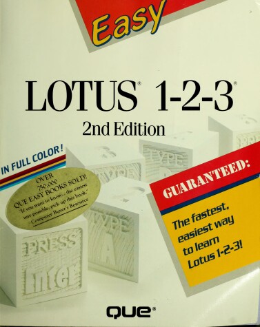 Book cover for Easy Lotus 1-2-3 Release 2.4