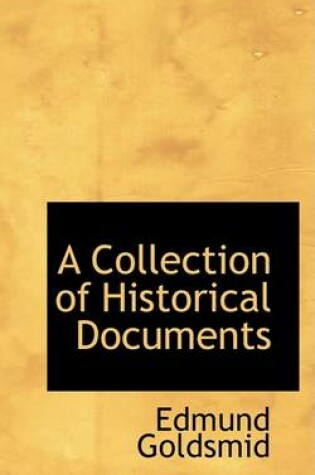 Cover of A Collection of Historical Documents