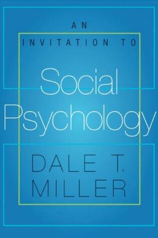 Cover of An Invitation to Social Psychology