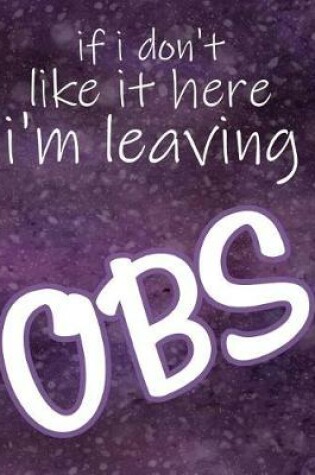 Cover of OBS Rebel Back to School Composition Notebook