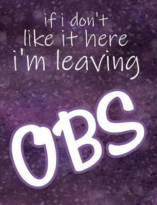 Cover of OBS Rebel Back to School Composition Notebook