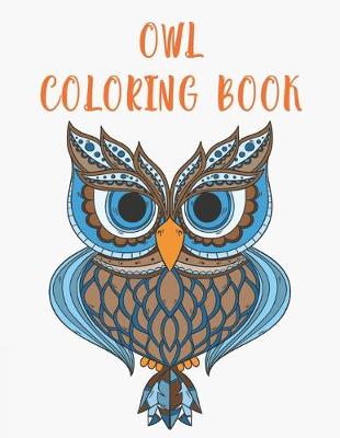 Book cover for Owl Coloring Book