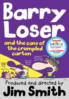 Book cover for Barry Loser and the Case of the Crumpled Carton