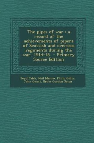 Cover of The Pipes of War