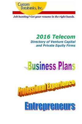 Book cover for 2016 Telecom Directory of Venture Capital/Private Equity Firms