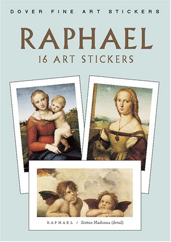 Book cover for Raphael 16 Art Stickers