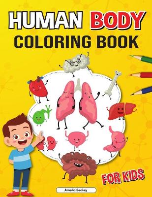 Book cover for Anatomy Coloring Book for Kids