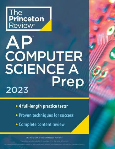 Book cover for Princeton Review AP Computer Science A Prep, 2023
