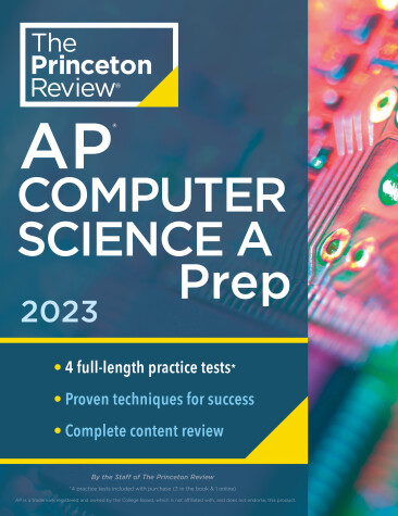 Cover of Princeton Review AP Computer Science A Prep, 2023