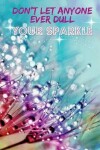 Book cover for Don't Let Anyone Ever Dull Your Sparkle Notebook