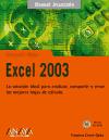 Book cover for Microsoft Office Excel 2003 Manual Avanzado