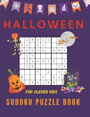 Cover of Halloween Sudoku Puzzles Book for Clever Kids