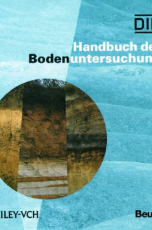 Cover of Handbuch der Bodenuntersuchung, Band 1 - 3