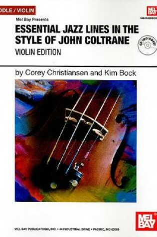 Cover of Essential Jazz Lines in the Style of John Coltrane: Violin Edition