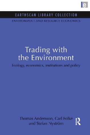 Cover of Trading with the Environment