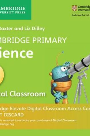 Cover of Cambridge Primary Science Stage 4 Cambridge Elevate Digital Classroom Access Card (1 Year)