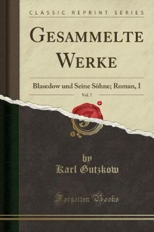 Cover of Gesammelte Werke, Vol. 7