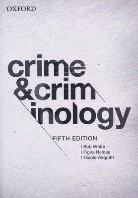 Book cover for Crime and Criminology 5e