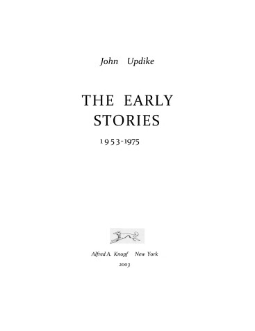 Book cover for The Early Stories