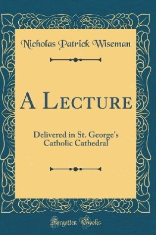 Cover of A Lecture