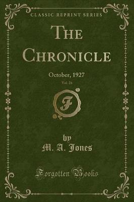 Book cover for The Chronicle, Vol. 26