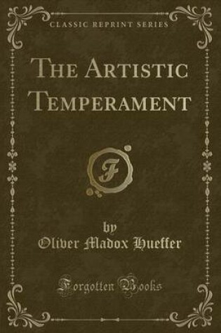 Cover of The Artistic Temperament (Classic Reprint)